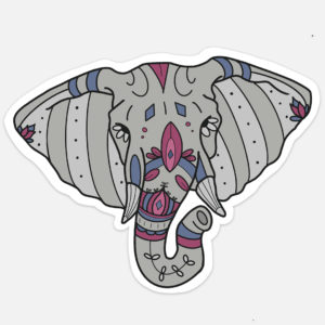 elephant sticker cute animal vsco