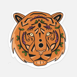 tiger sticker animal hydroflask
