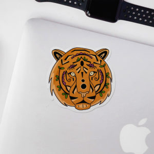 tiger-sticker-laptop-waterproof