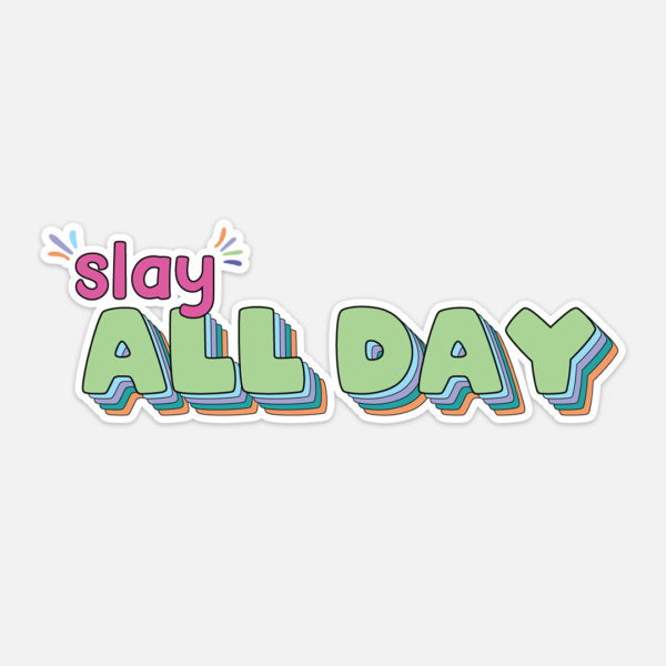 slay-all-day-sticker-aesthtic-hydroflask