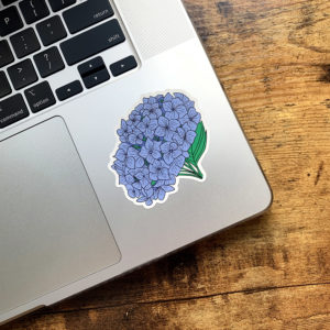 Hydrangea Flower Sticker