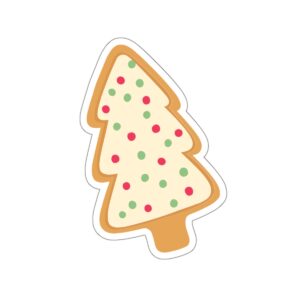 christmas cookie sticker